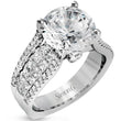 Load image into Gallery viewer, Simon G. Large Center &quot;Cathedral Style&quot; Diamond Engagement Ring
