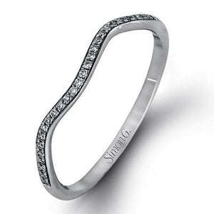 Simon G. Princess-Cut "Twist" Split Shank Diamond Engagement Ring